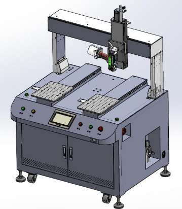 非标铆接定制案例精选——落地式四轴丝杆拉钉机